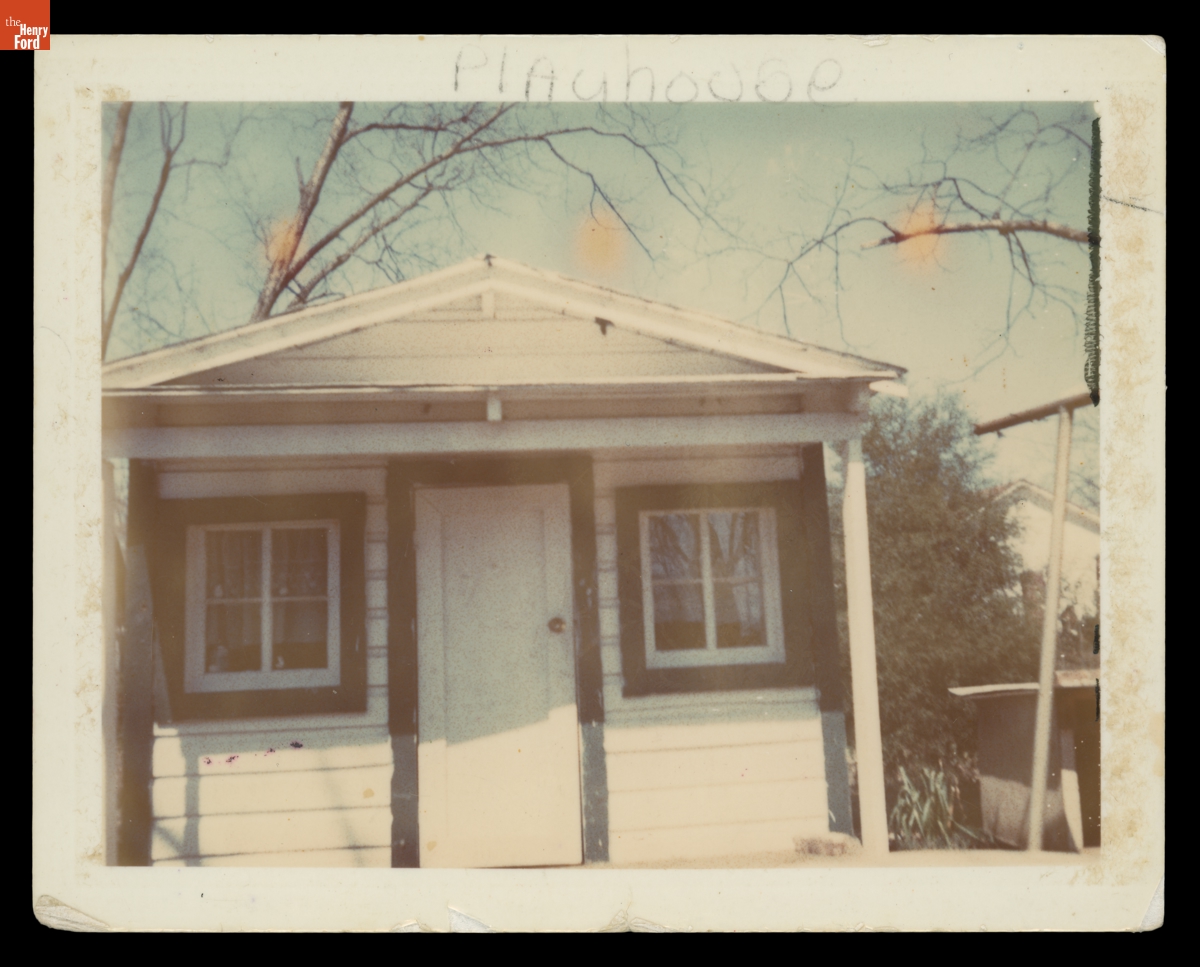 Jawana Jackson's Playhouse in the Backyard of the Jackson Home, Selma, Alabama, circa 1970