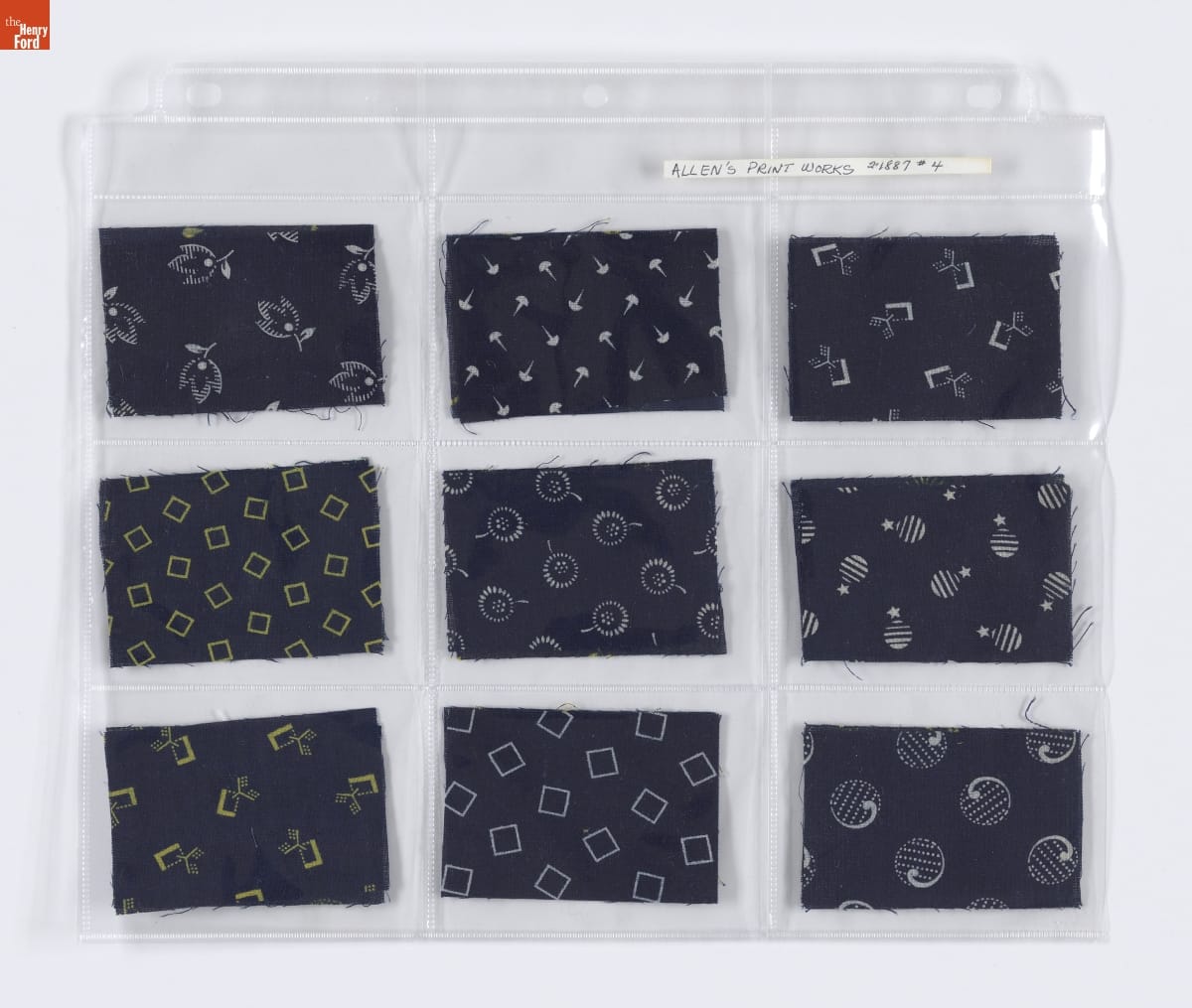 Mail-Order Fabric Samples from Allen's Print Works, 1887