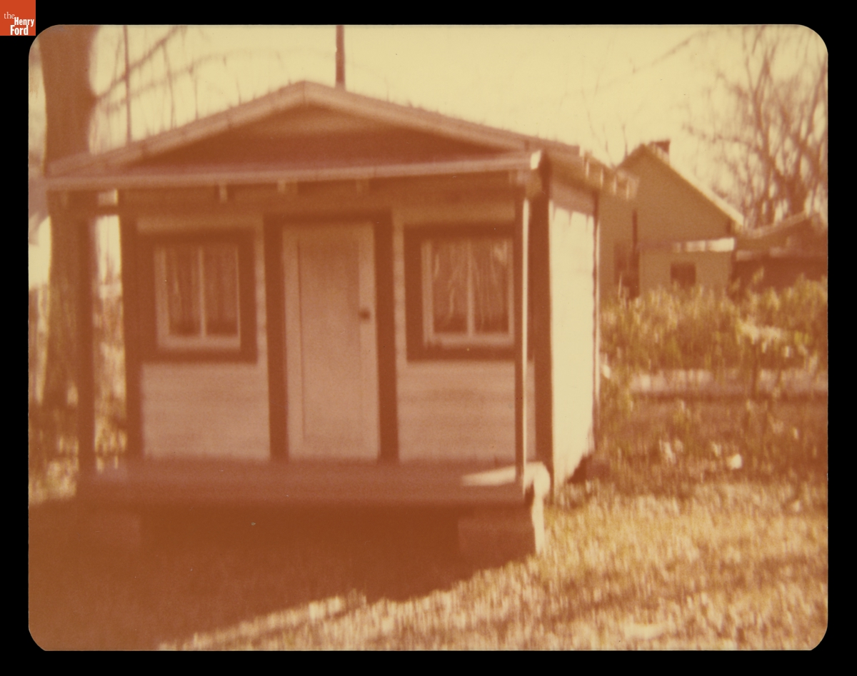 Jawana Jackson's Playhouse in the Backyard of the Jackson Home, Selma, Alabama, circa 1970