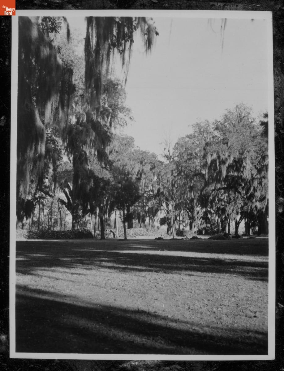 Richmond Hill Building Site with Bricks from the Hermitage Plantation, circa 1935