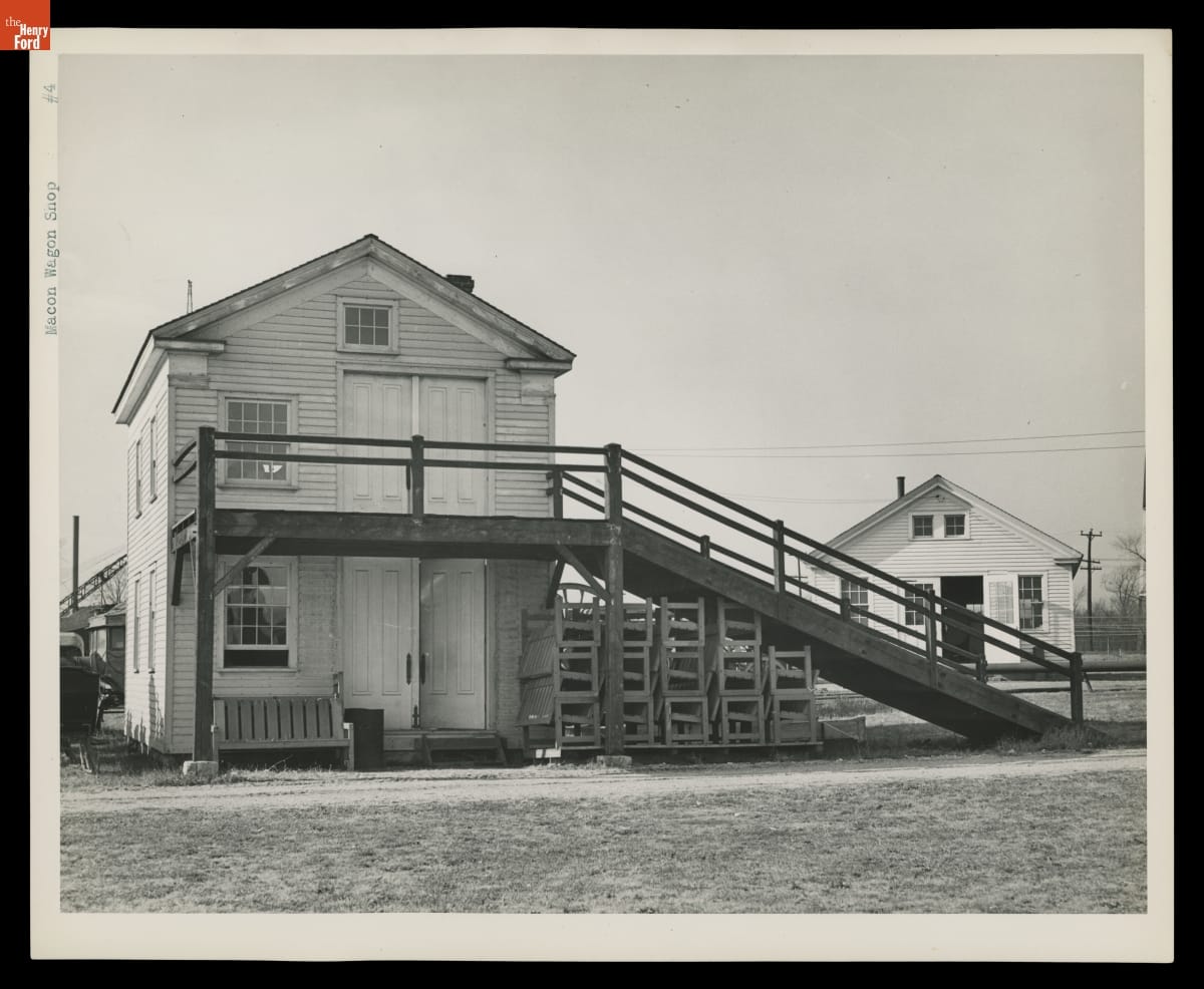 Richart Wagon Shop in Greenfield Village, November 1944