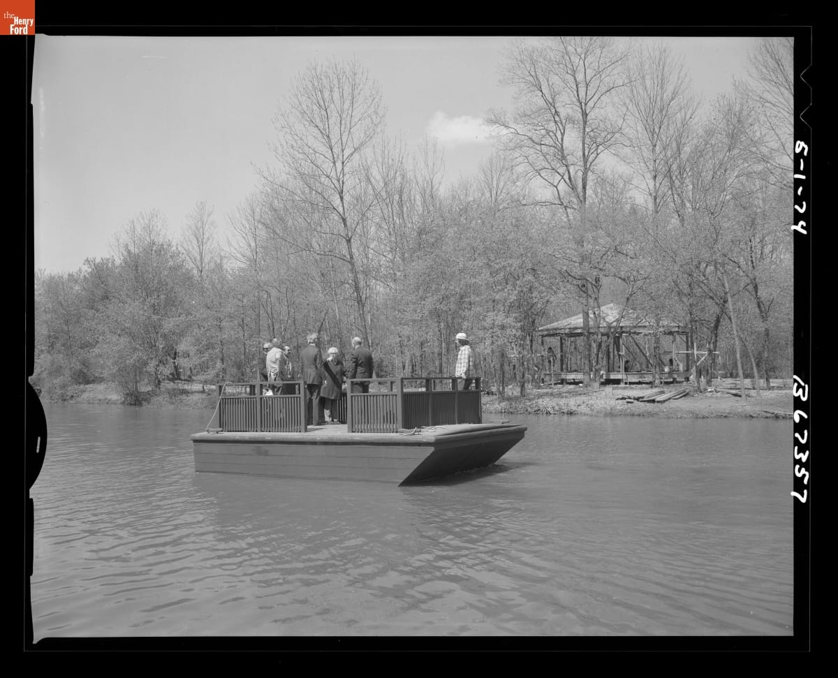 Kenneth Schwartz and Others on a Trial Run of the New Suwanee Raft, May 1974