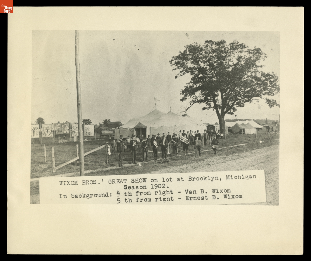 Wixom Brothers Great Show, Brooklyn, Michigan, September 1902