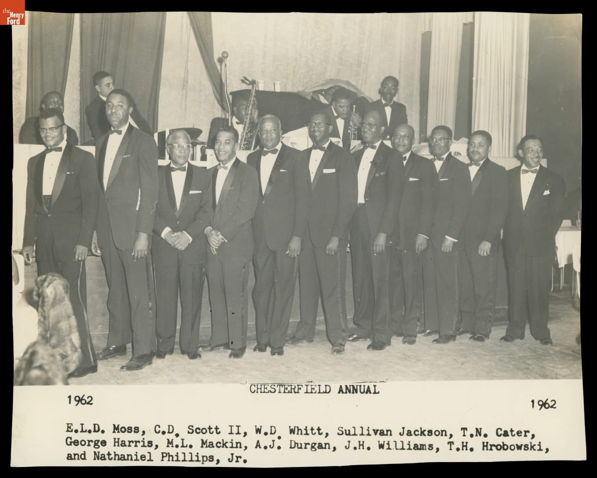 Sullivan Jackson and Other Members of the Chesterfield Club, Selma, Alabama, 1962