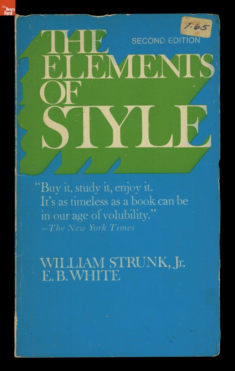 "The Elements of Style: Second Edition," 1972