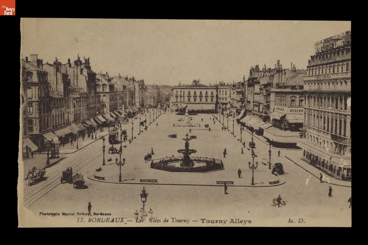 "Bordeaux - Les Alees de Tournay - Tourny Alleys"