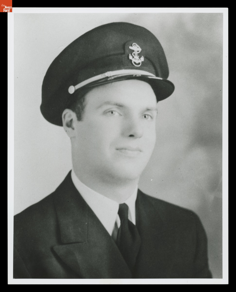 Donald F. Gillard in his U.S. Navy Uniform, 1943-1946