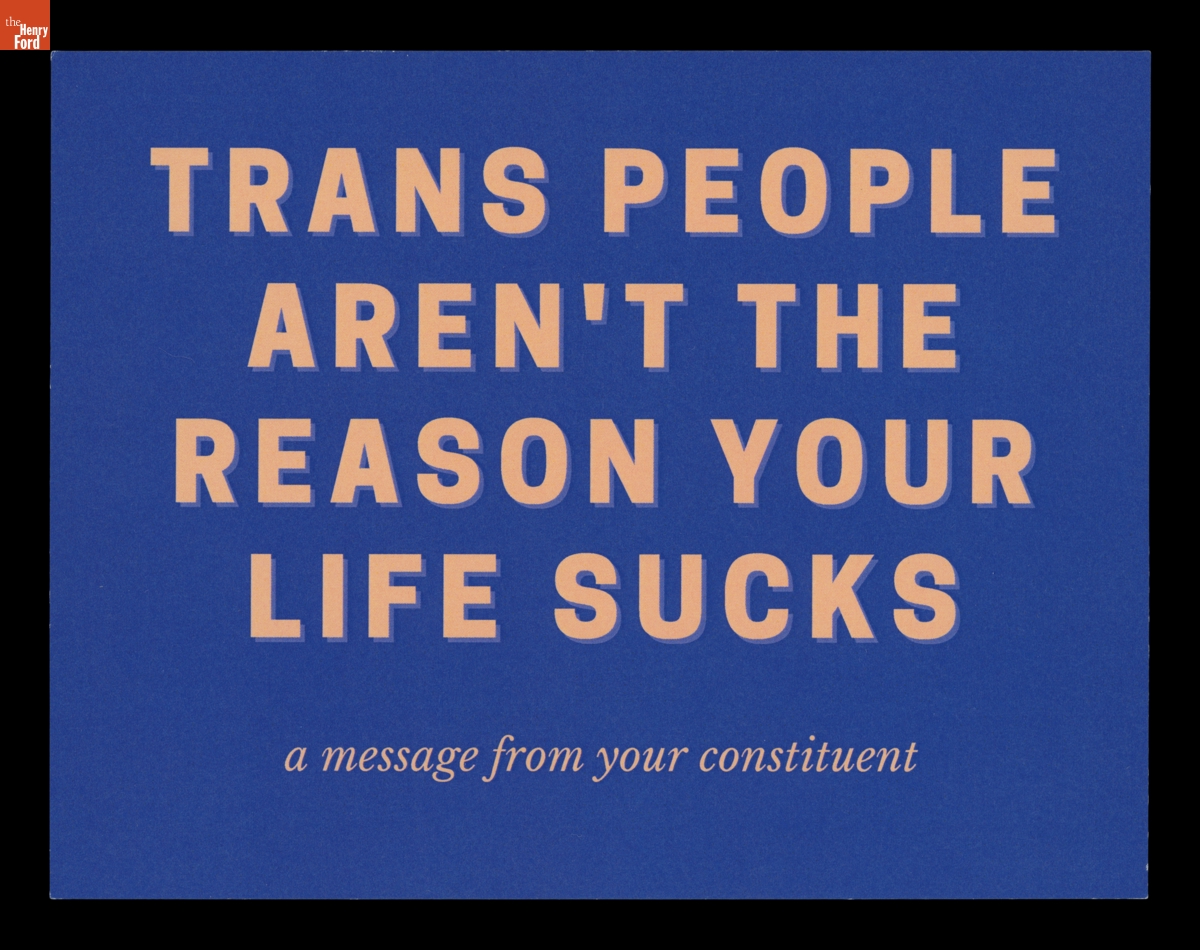 "Trans People Aren't the Reason Your Life Sucks: A Message from Your Constituent"