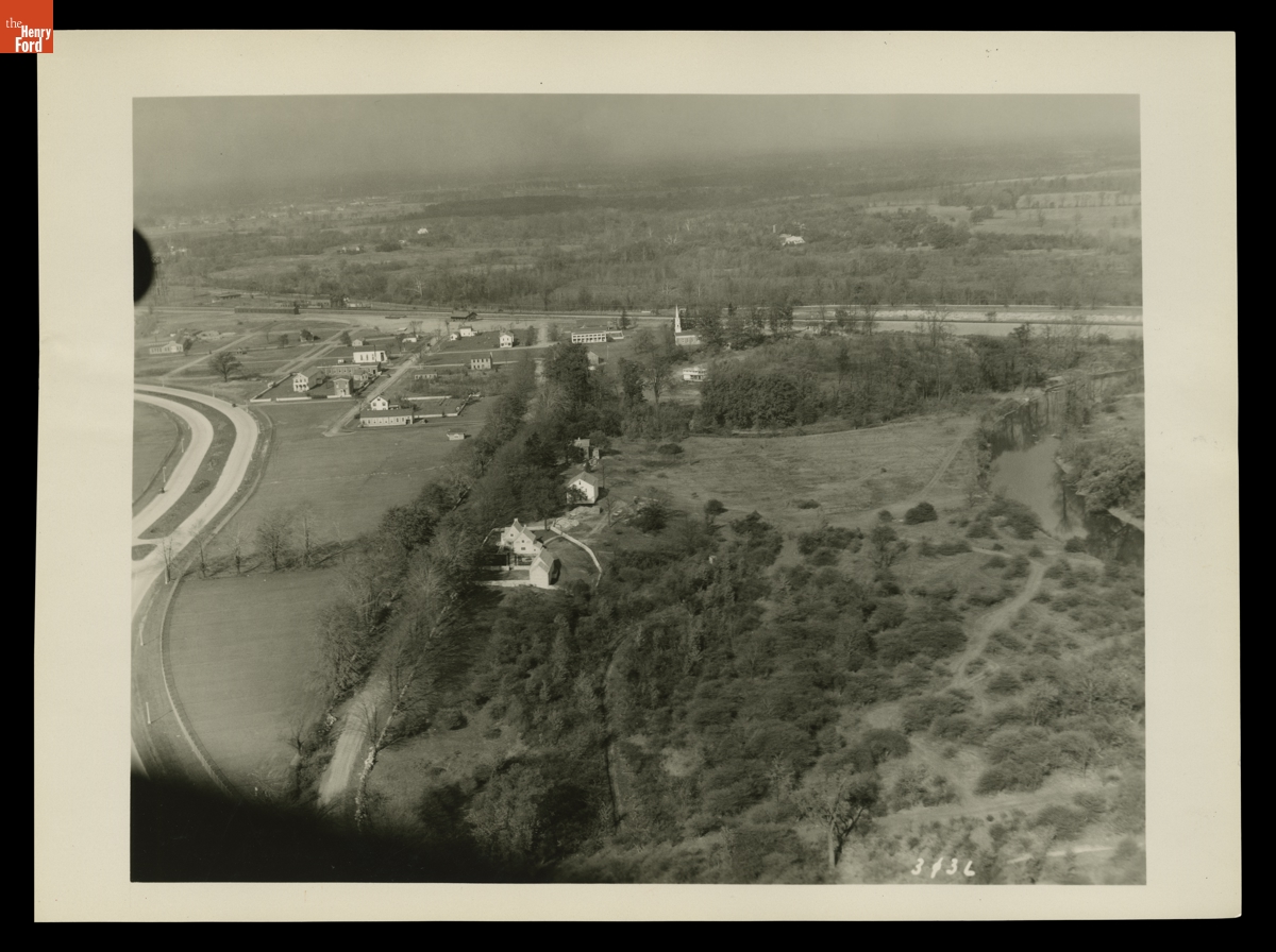 Aerial View of Greenfield Village, October 25, 1930
