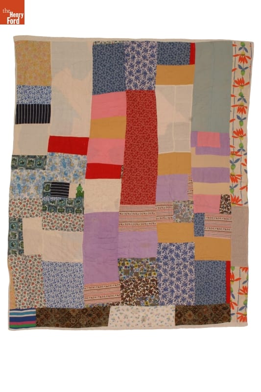 Strip Quilt by Susana Allen Hunter, 1950-1965