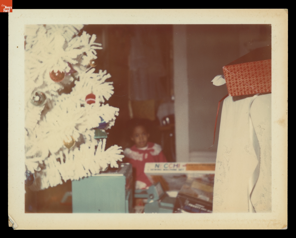 Christmas Tree and Gifts in Jackson Home, Christmas Day, 1966