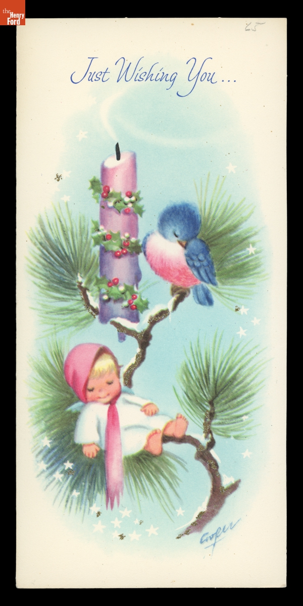 "Just Wishing You," Gibson's "Christmas Gens" Collection, 1965