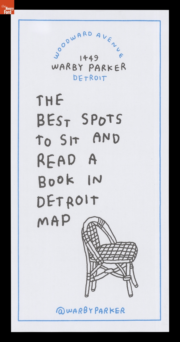 "The Best Spots to Sit and Read a Book in Detroit Map," 2016
