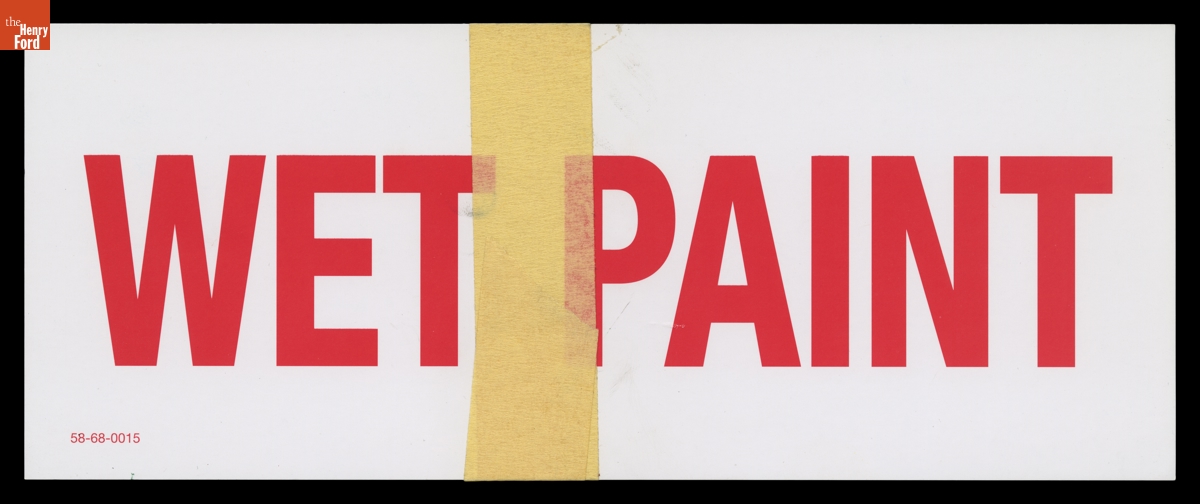 NYC Metropolitan Transportation Authority "Wet Paint" Subway Sign