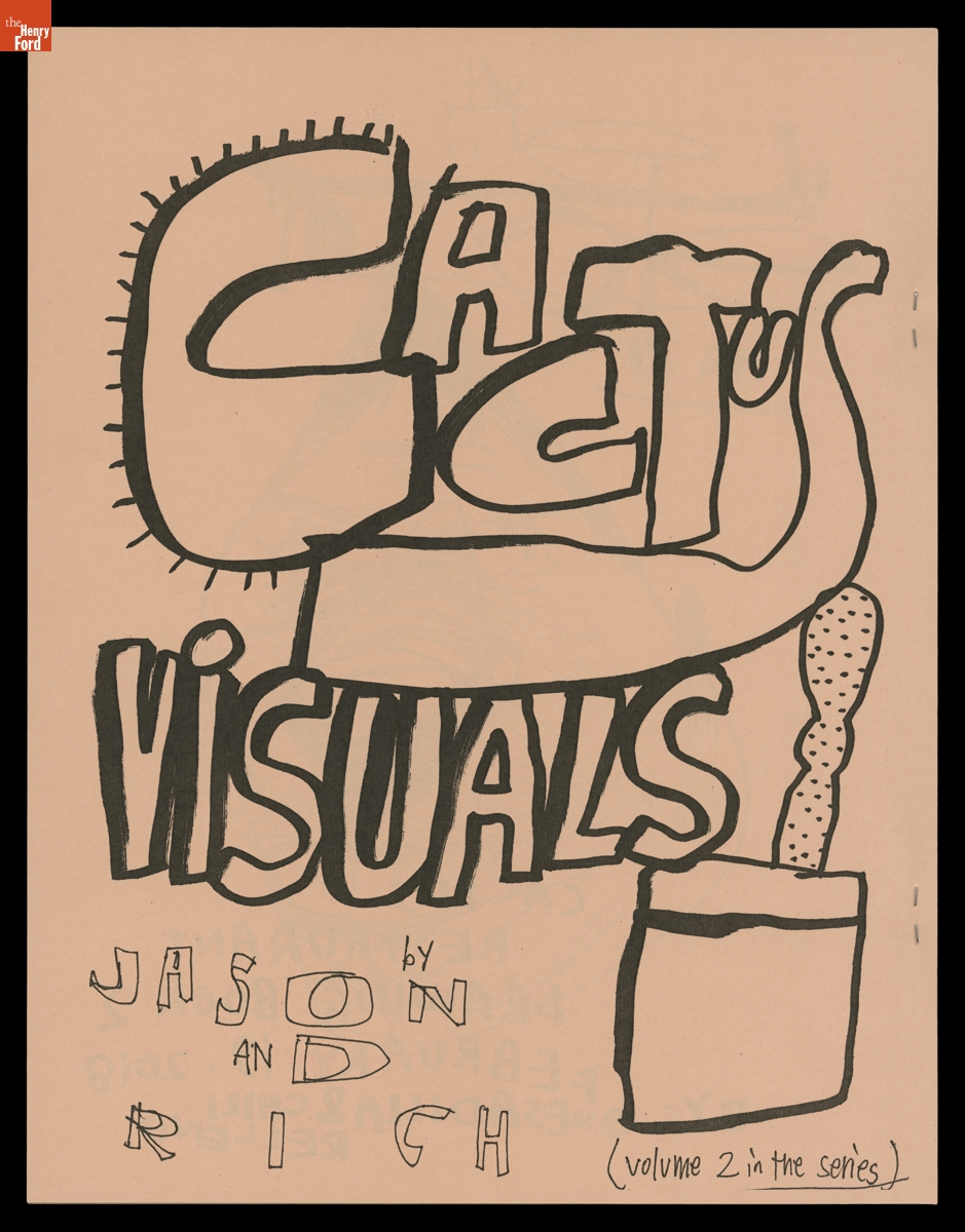 "Cactus Visuals," Cactus Restaurant Drawing Book 2, 2018