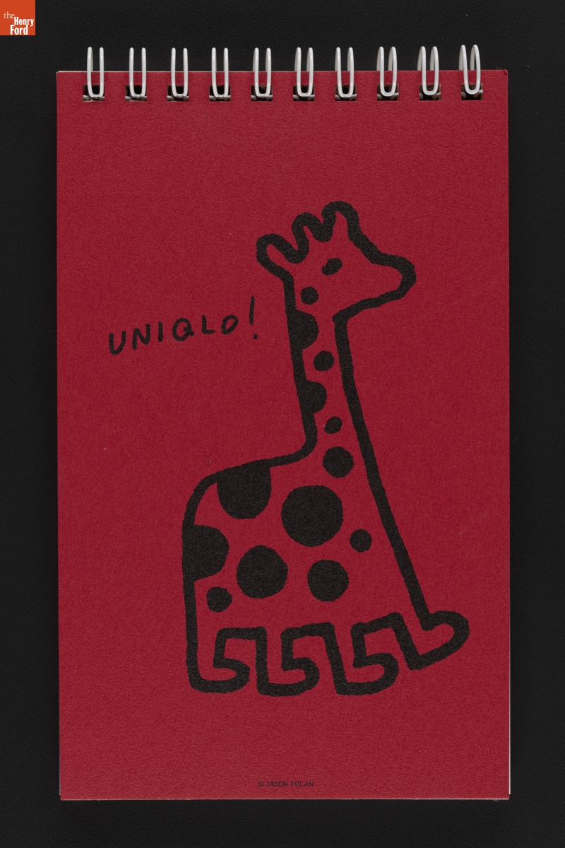 Giveaway Sketchbook from Jason Polan Drawing Workshop to Launch Uniqlo UT "Draw Everything" Collection, 2017
