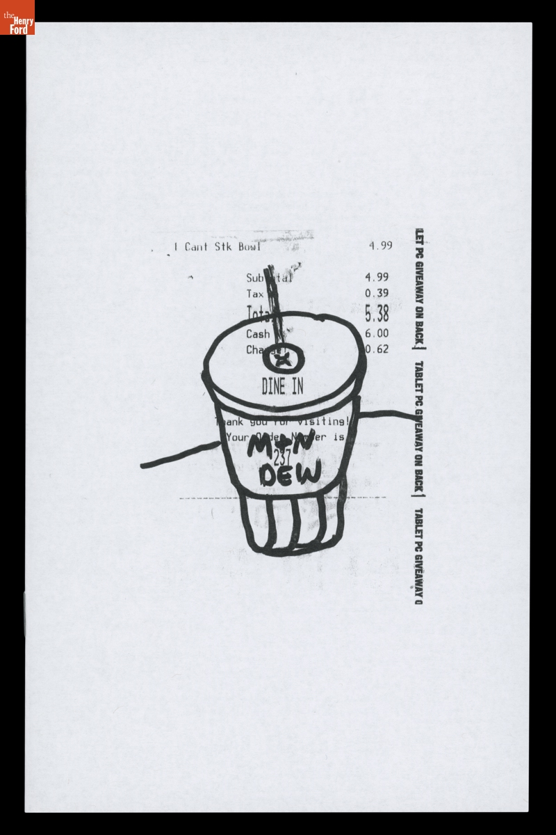 Taco Bell Drawing Club, Little Brown Mushroom Camp for Socially Awkward Storytellers Edition, Drawn July 12, 2013