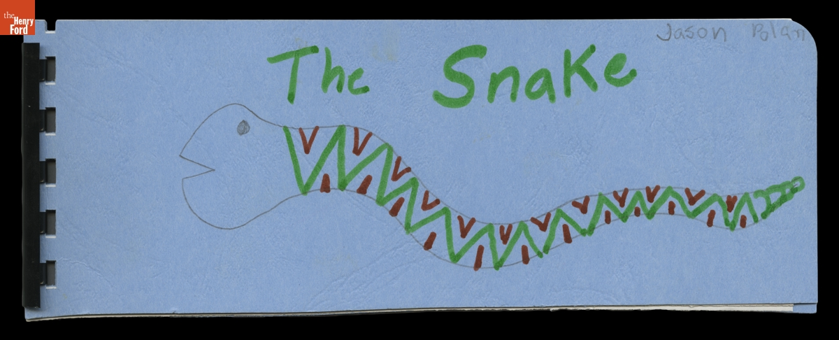 "The Snake," by Jason Polan, circa 1990