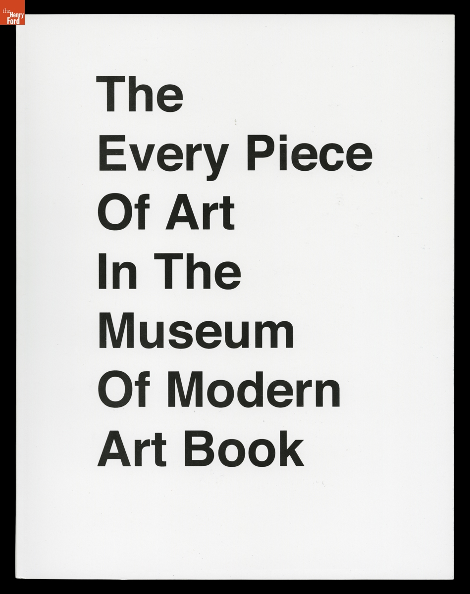 "The Every Piece of Art in the Museum of Modern Art Book," 2009