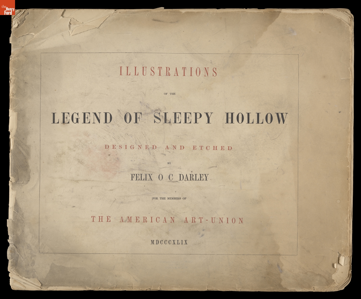 "Illustrations of the Legend of Sleepy Hollow," 1849