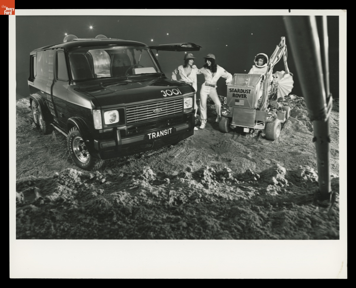 "3001 - A Space Transit" Ford Transit Crusing Van at the Brussels International Truck Show, January 1979
