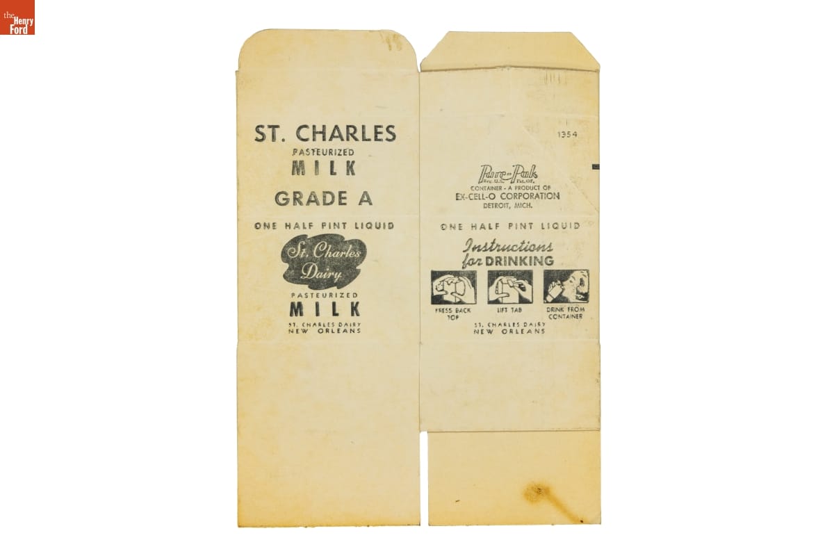 St. Charles Dairy Milk Carton