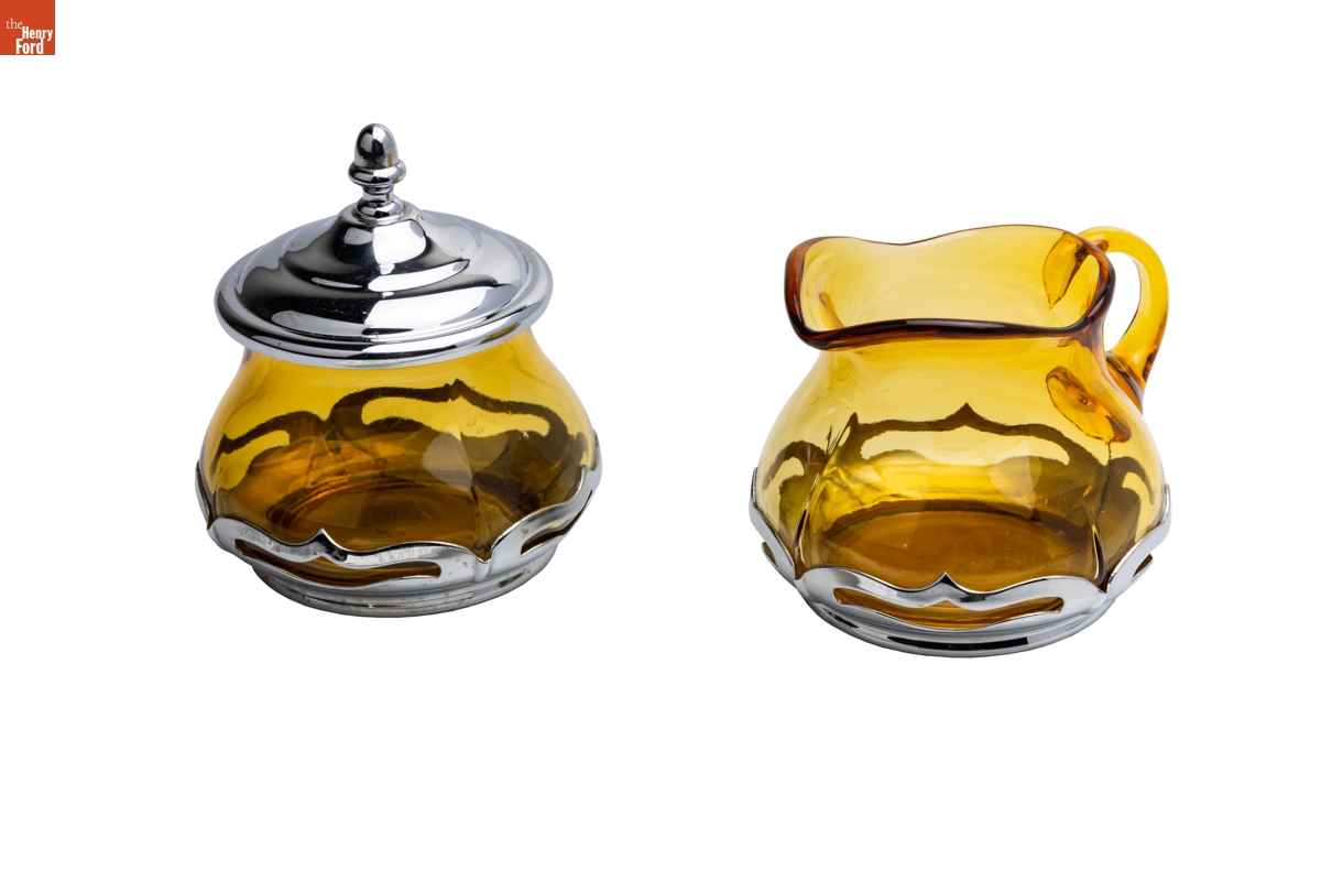 Sugar and Creamer Set Used by the Jackson Family, Selma, Alabama