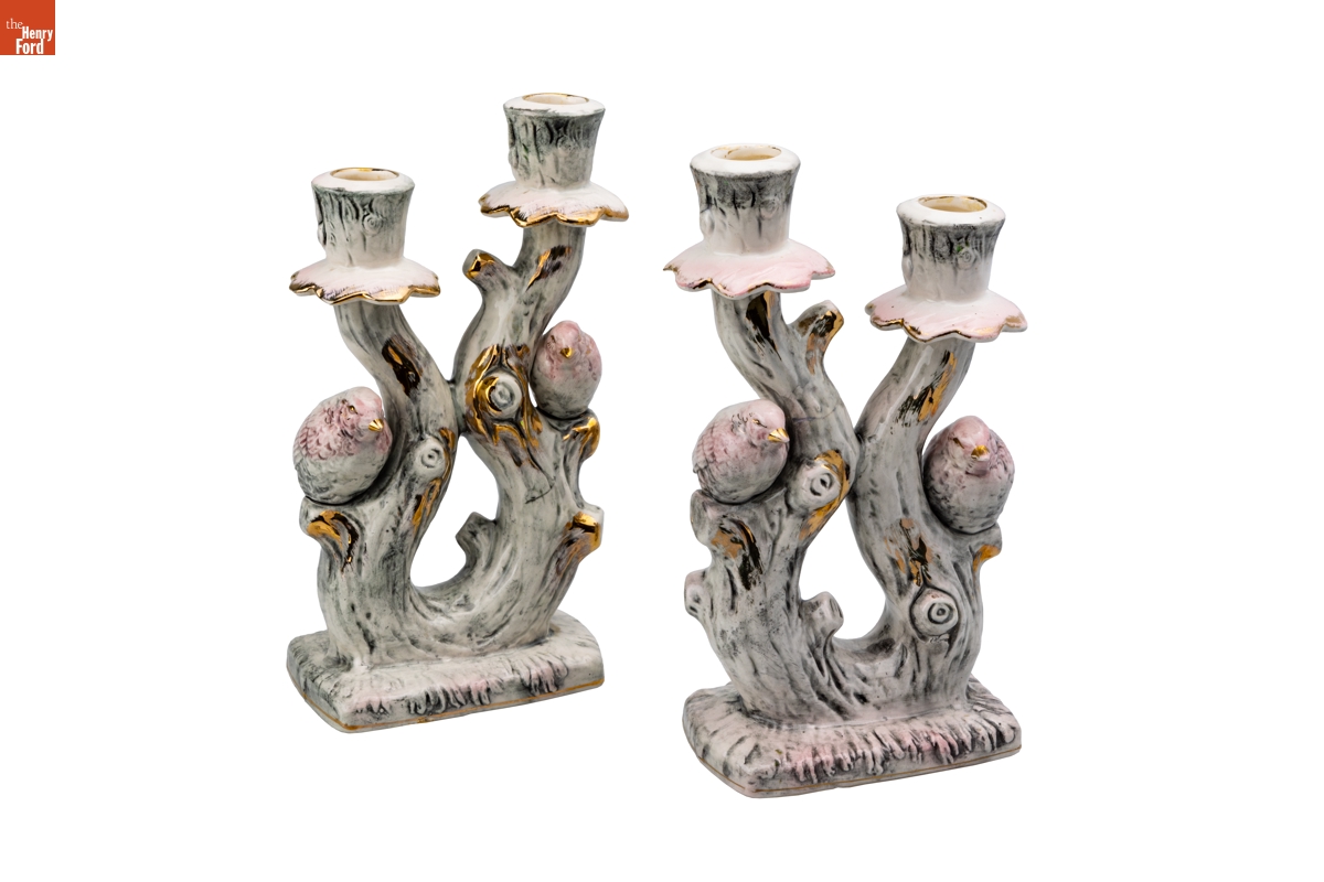 Set of Candlesticks Used by the Jackson Family, Selma, Alabama