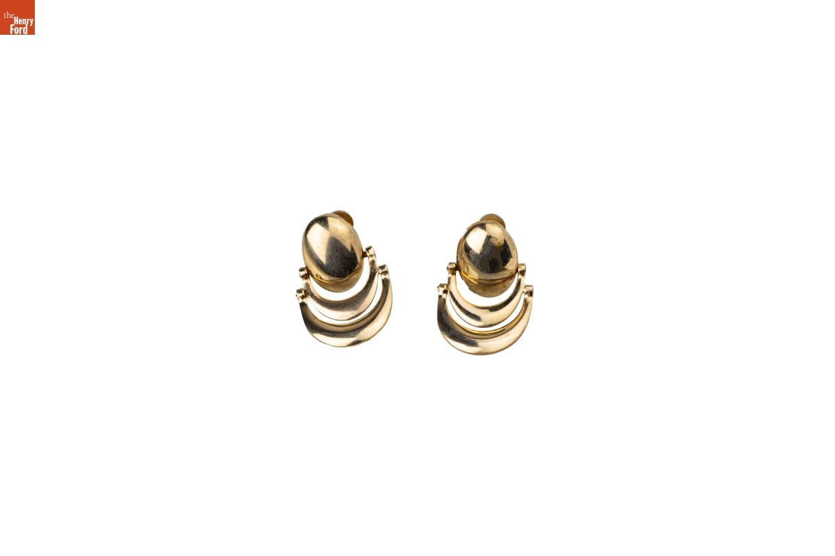 Earrings Used by Richie Jean Jackson, Selma, Alabama