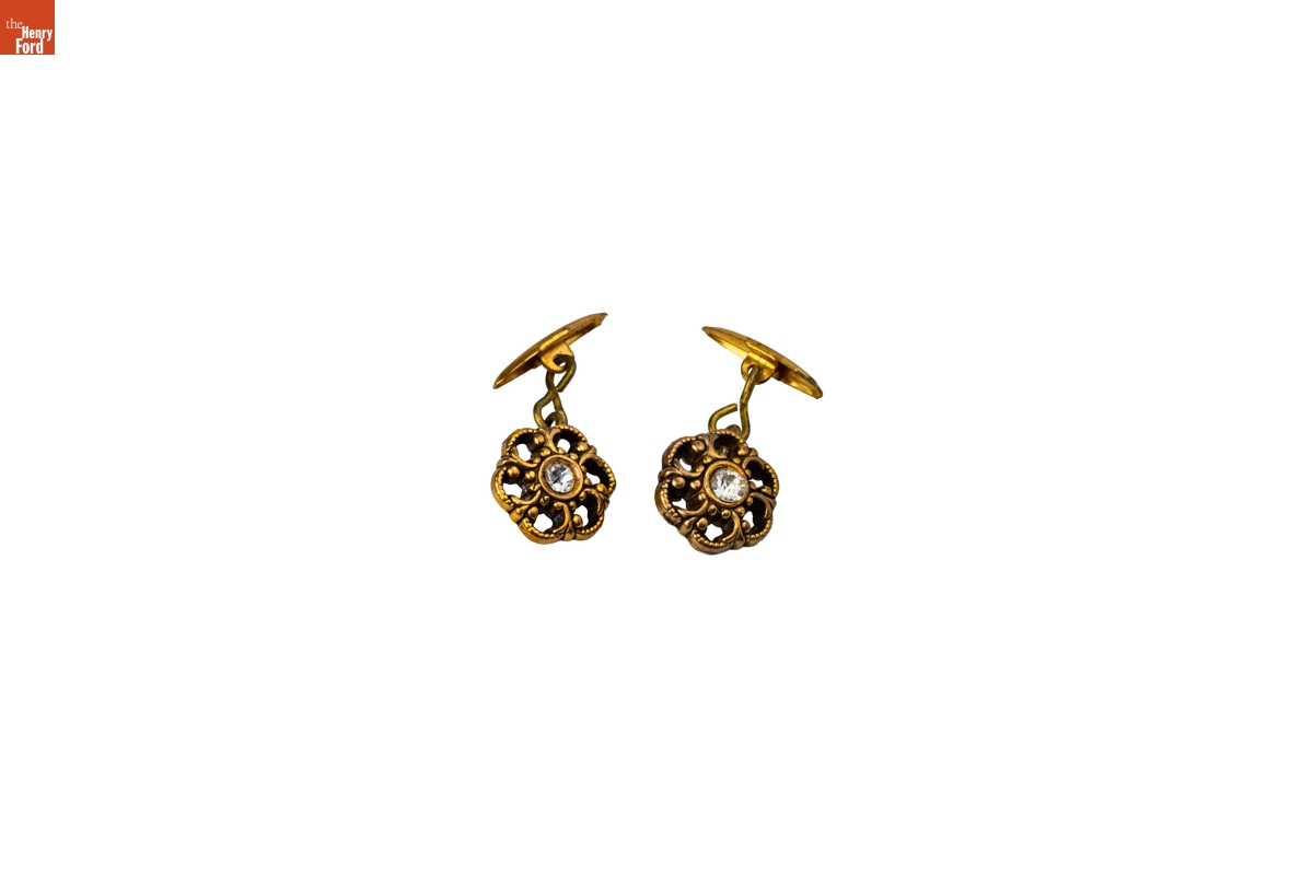 Cuff Links Used by Richie Jean Jackson, Selma, Alabama