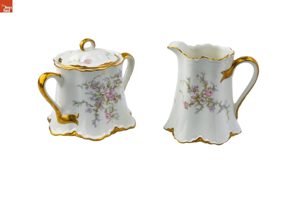 Sugar and Creamer Set Used by the Jackson Family, Selma, Alabama