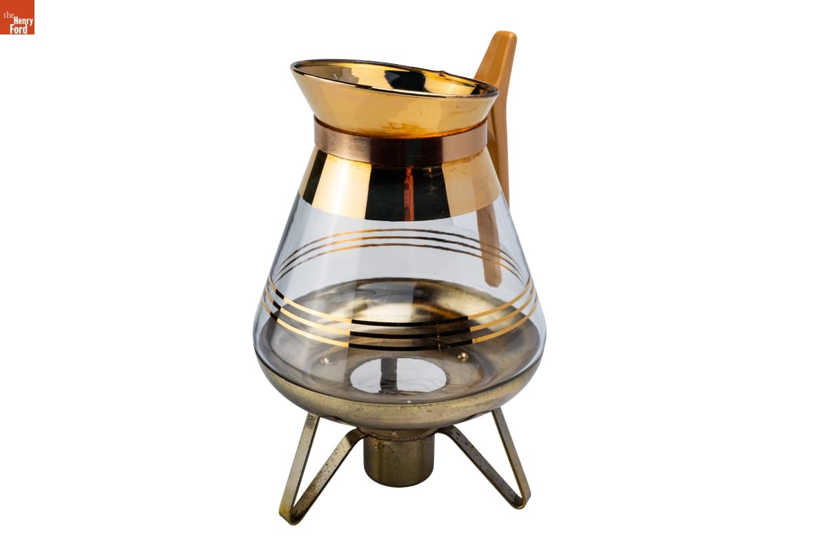 Carafe with Warming Stand Used by the Jackson Family, Selma, Alabama