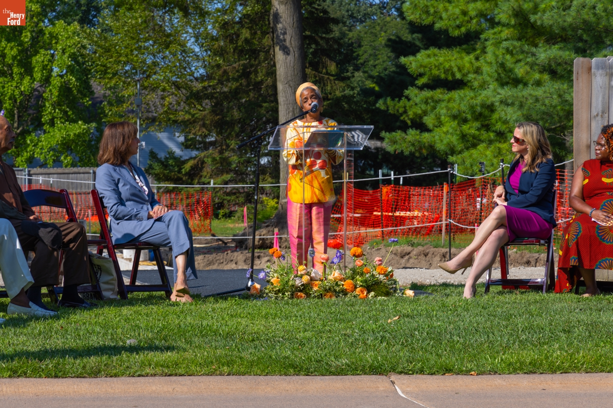 Jackson Home Groundbreaking Ceremony in Greenfield Village, August 8, 2024