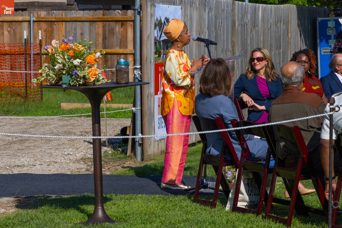 Jackson Home Groundbreaking Ceremony in Greenfield Village, August 8, 2024