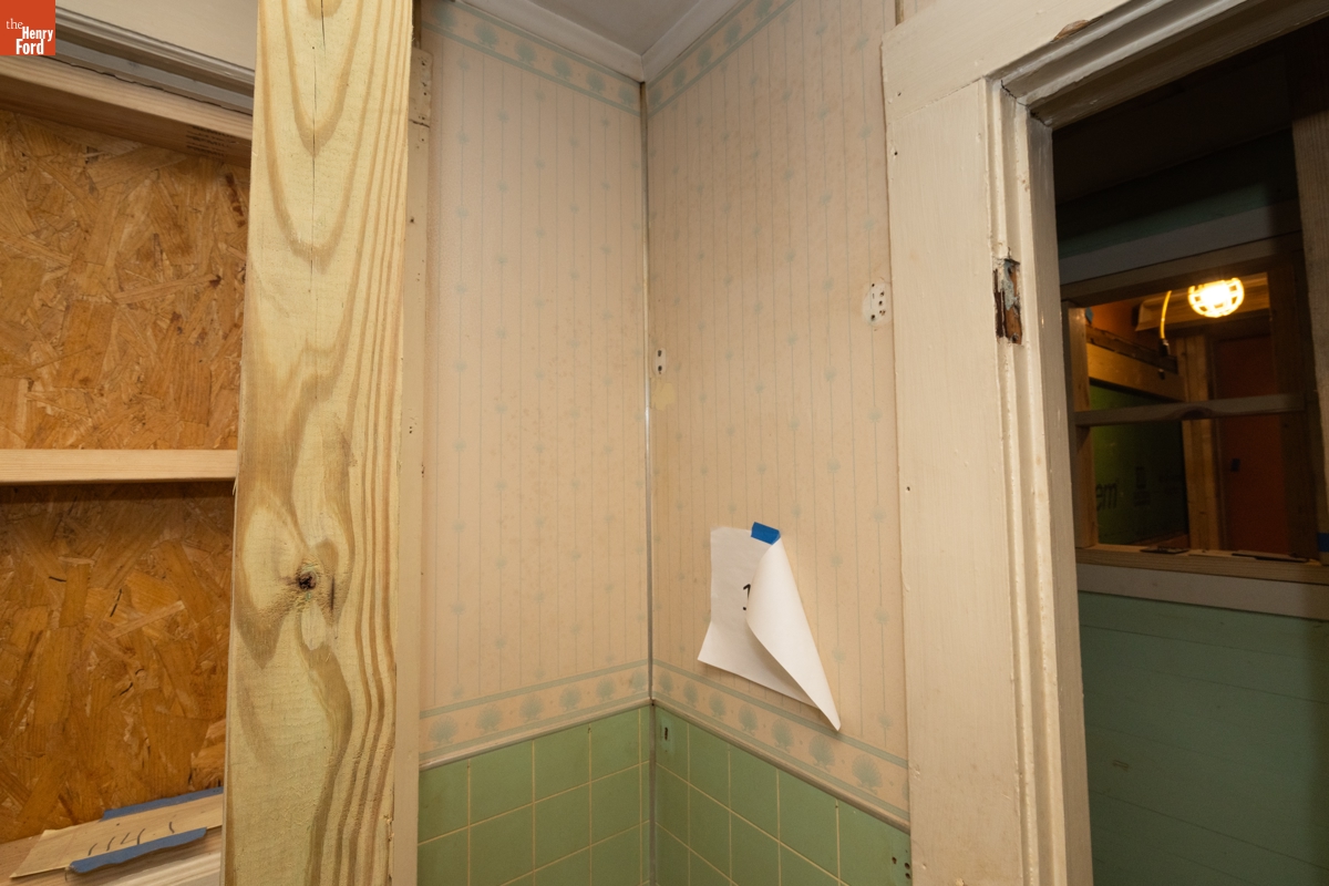 Jackson Home Interior, Back Bathroom under Construction, February 28, 2025