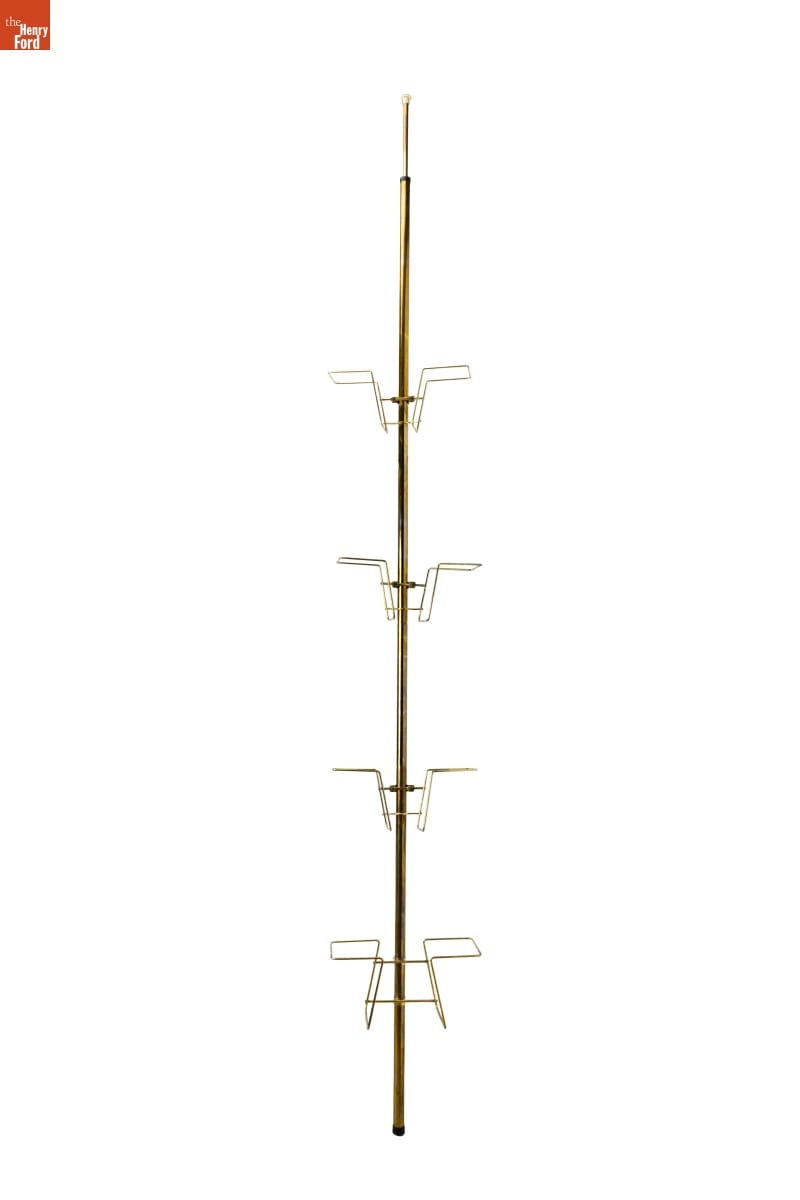 Tension Pole Record Album Holder, 1960-1965