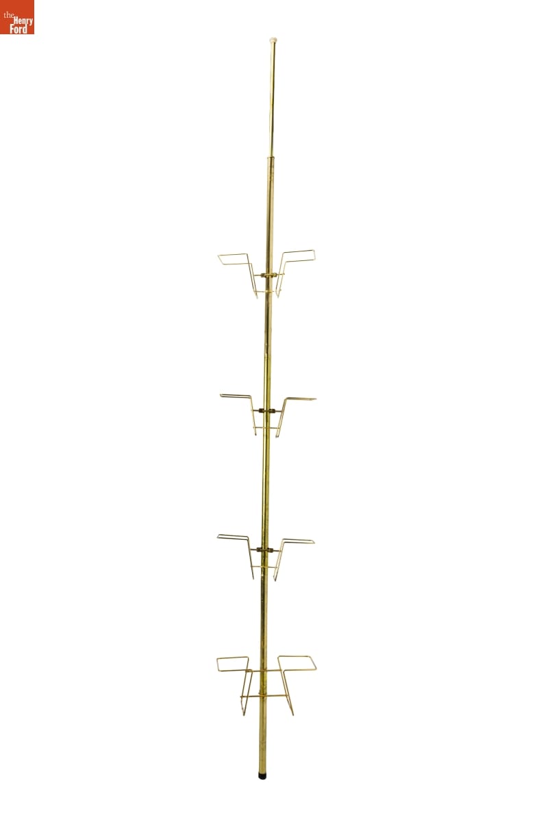 Tension Pole Record Album Holder, 1960-1965