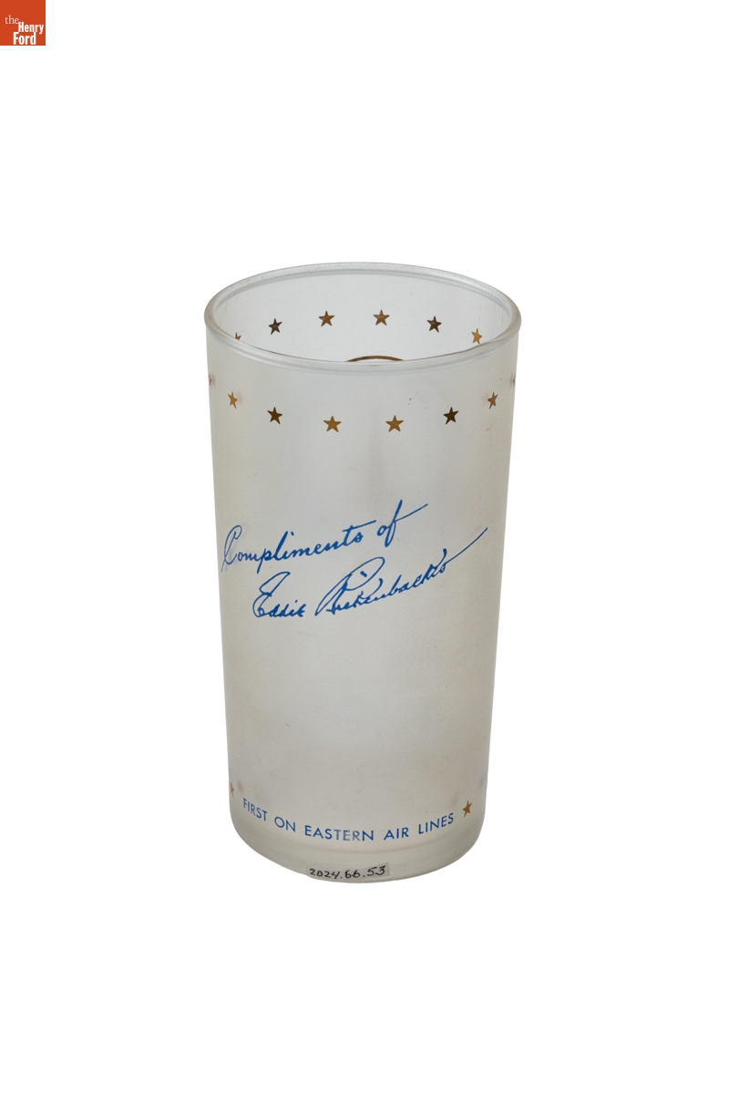 Eastern Air Lines "Golden Falcon Electra" Tumbler, 1958