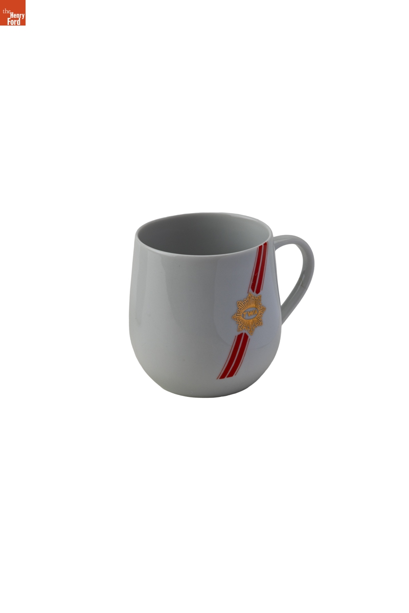 TWA Royal Ambassador Coffee Cup, 1965-1995