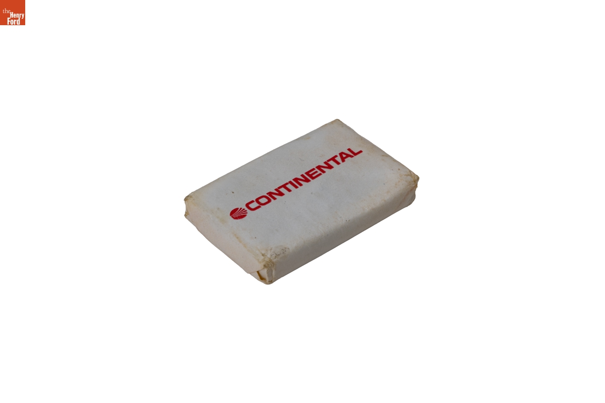 Continental Airlines Bar Soap, 1967-1991