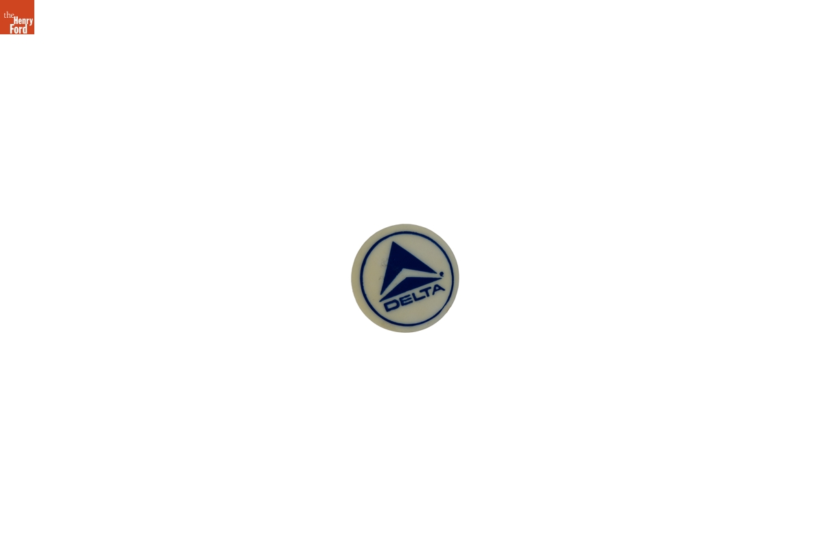 Delta Air Lines Golf Ball Marker, 1965-1993