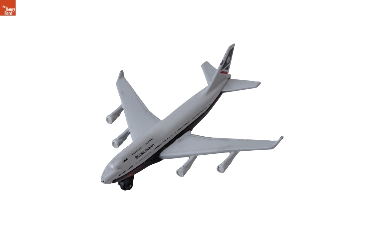 Model British Airways Passenger Jet, circa 1990