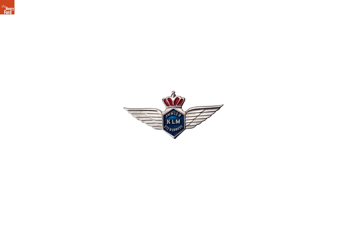 KLM Junior Stewardess Pin, 1965-1975
