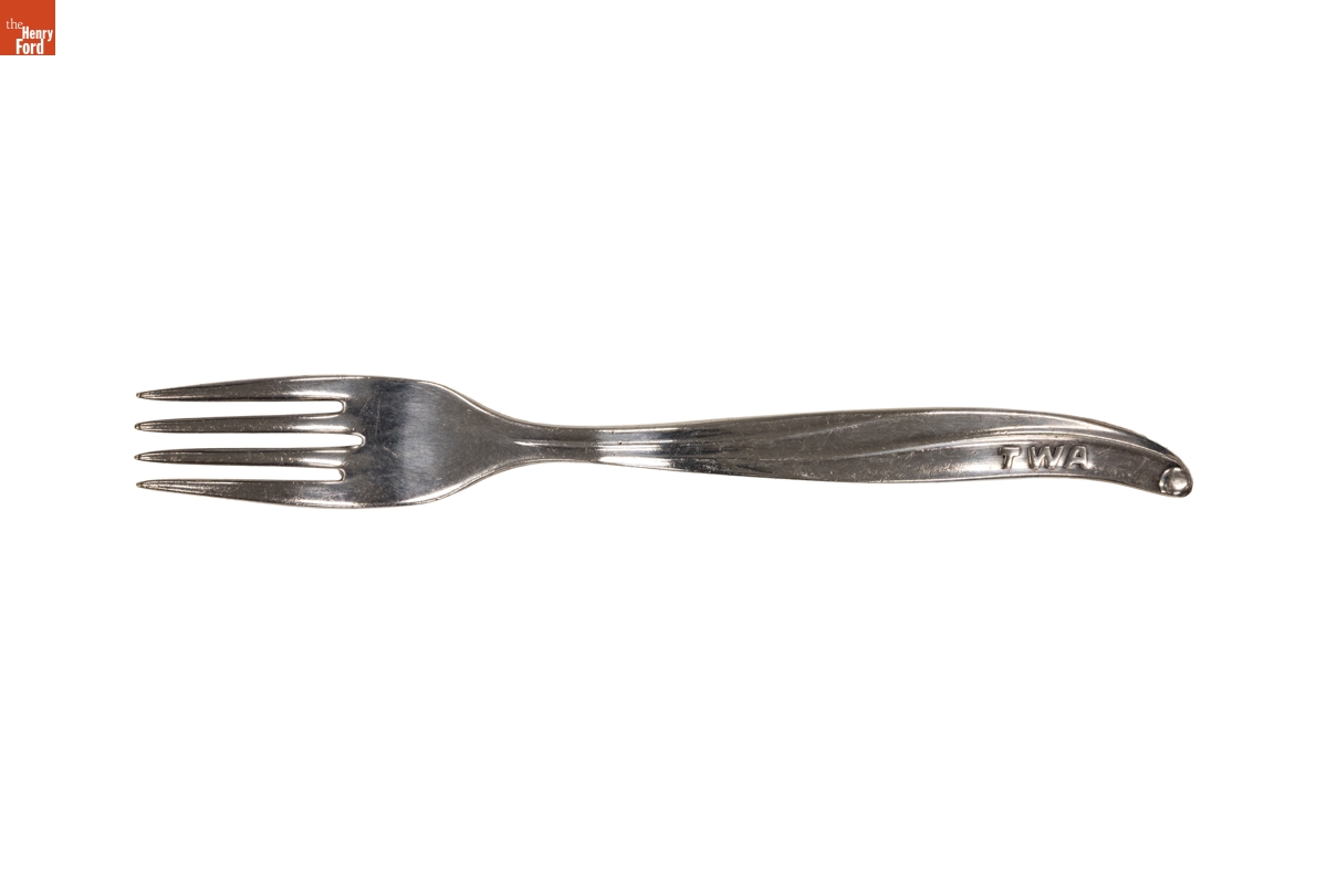 TWA Royal Ambassador Salad Fork, 1962-1975