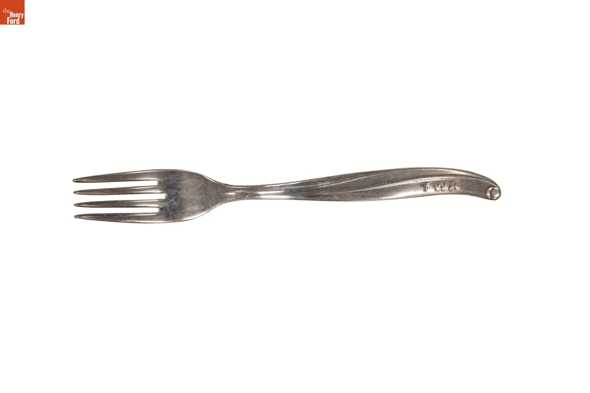 TWA Royal Ambassador Salad Fork, 1962-1975