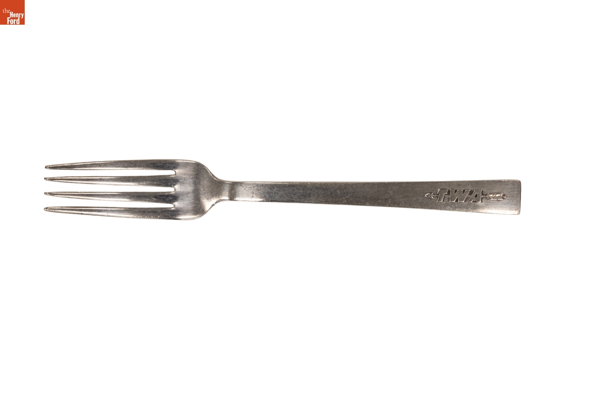 TWA Salad Fork, circa 1945