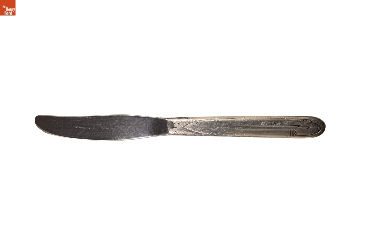 American Airlines DC-3 "Flagship" Butter Knife, 1936-1940