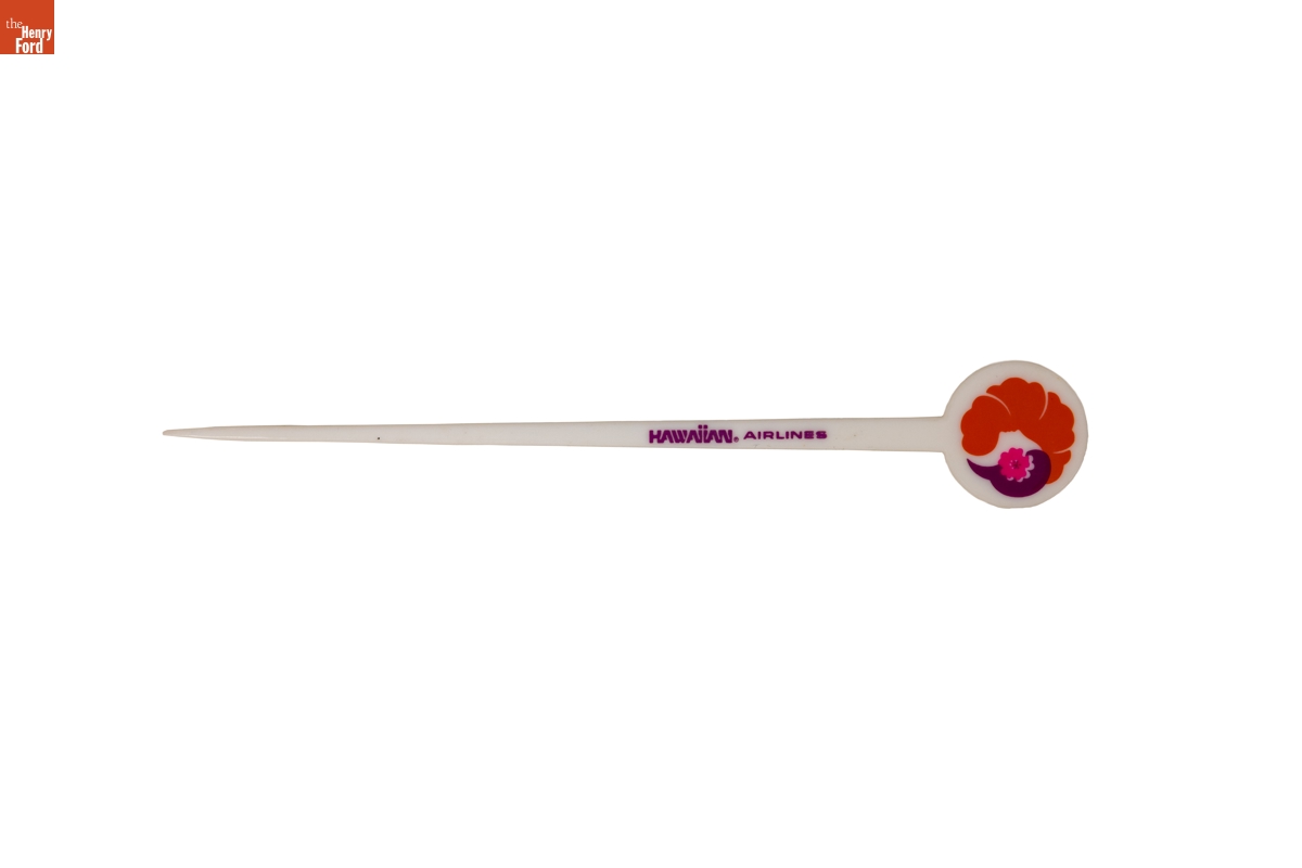Hawaiian Airlines Swizzle Stick, 1995-2001