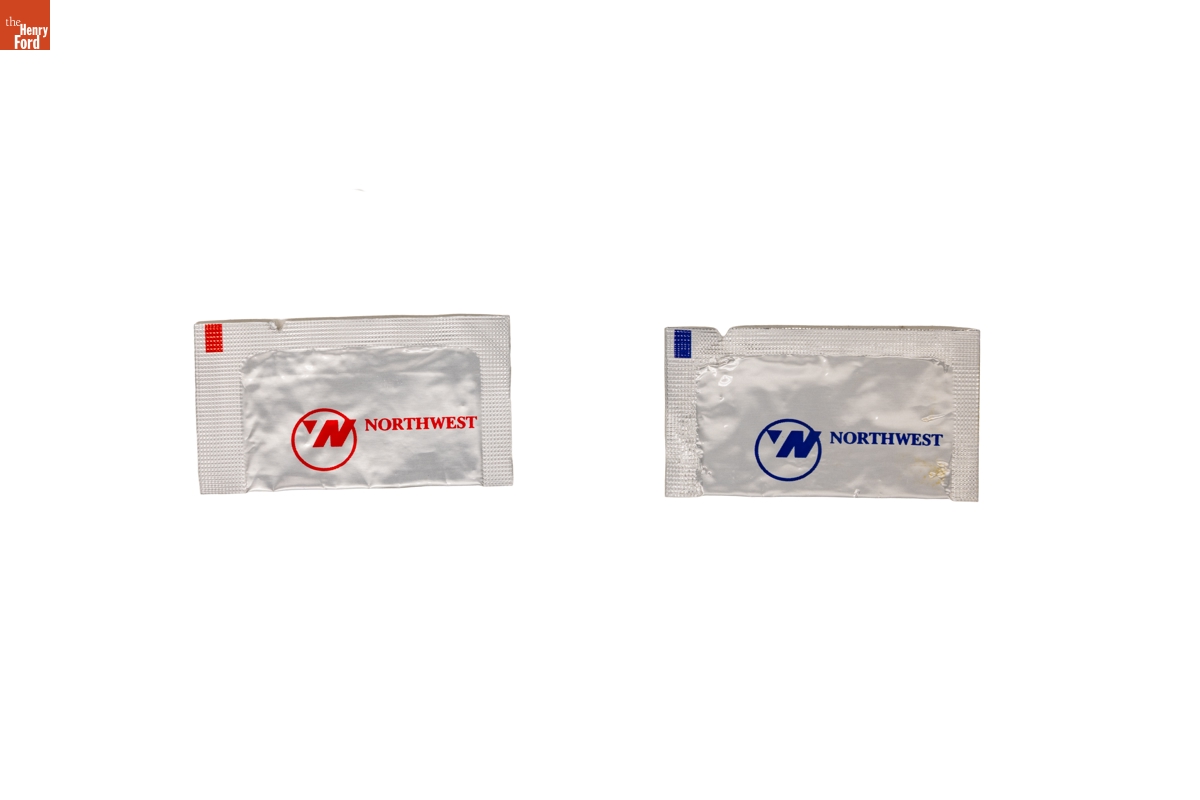 Northwest Airlines Salt and Pepper Packets, 1989-2003