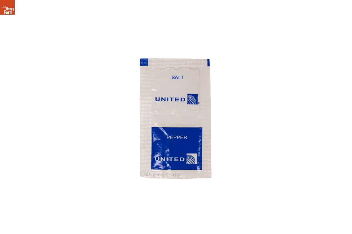 United Airlines Salt and Pepper Packet, 2010-2019